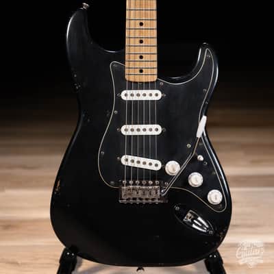 Mario Martin Guitars Ash/Paulownia S-Style w/ Brickhouse Pickups – Black image 2