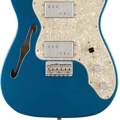 Fender American Vintage II 1972 Telecaster Thinline MP Lake Placid Blue w/case image 1