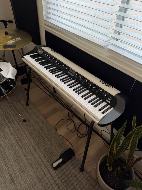 Korg SV2-73SP Stage Vintage Digital Piano with Speakers and Korg ST-SV1 Stand image 1