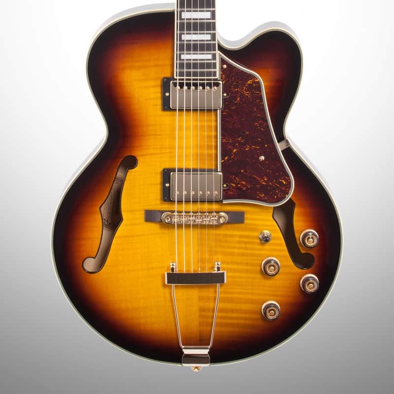 Ibanez Artcore Expressionist AF95FM Hollowbody Electric Guitar, Antique Yellow Sunburst image 1