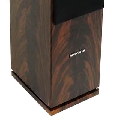 Rockville 1000 Watt Bluetooth Stereo Home Receiver+(2) Dark Wood Tower Speakers image 13
