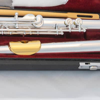 Yamaha YFL-581H (now 687H) Professional Flute All Silver Open-hole *Made in Japan *Cleaned & Serviced image 9