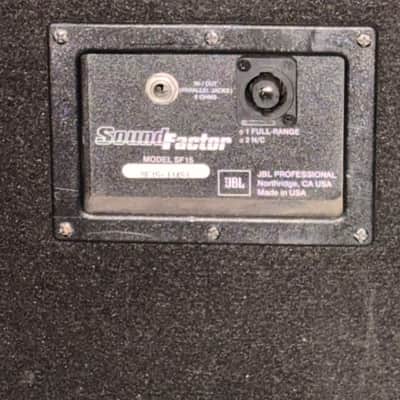 JBL SoundFactor SF15 15" 2-Way Passive Loudspeaker Cabinet - 250W RMS / 1000W Peak - Single image 8
