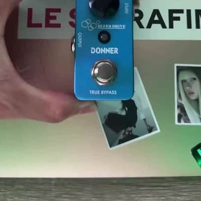 Donner Blues Drive Overdrive Effects Pedal Warm And Hot Tones True Bypass image 5