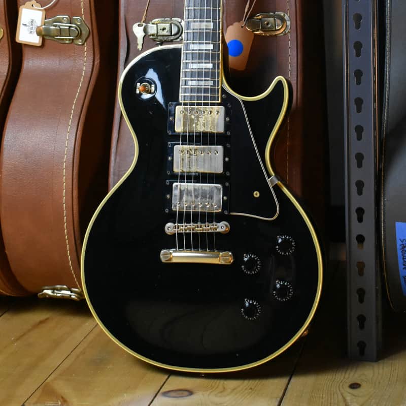 1982 Greco Mint Collection EGC57-60 Super Real Custom - Ebony - Les Paul Custom – Screamin’ PAFs, MIJ FujiGen, Super Real image 1