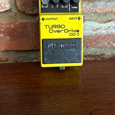 Boss OD-2 Turbo OverDrive (Black Label) 1988 - 1995 - Yellow image 6