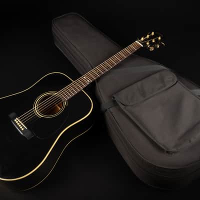 1989 Sigma by Martin DM-4B - Black | Korea Vintage Dreadnought Acoustic Guitar Solid Top | Case image 20