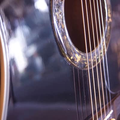 Alvarez 5088C 1980's Black Acoustic Electric image 7
