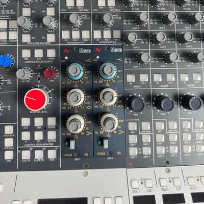AMS Neve 8424 24-Channel Analog Mixing Console 2020 - RAF Blue Grey Motorised Faders image 3