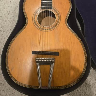 Parlor Guitar Flat top guitar Early 1900s - NATURAL image 2