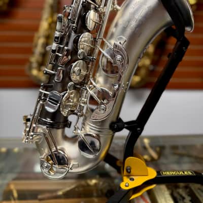 Cannonball Hotspur T5 Silver Black Big Bell Stone Series Tenor Saxophone image 9