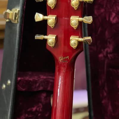 2010 Gibson Custom Les Paul Custom - Translucent Red image 10