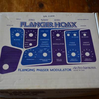 Electro-Harmonix Flanger Hoax Phaser / Flanger Modulator 2010s - Blue / Purple image 3