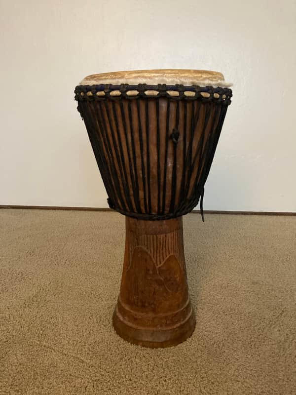 Djembe Burkina Faso 2007 Lenke Wood image 1