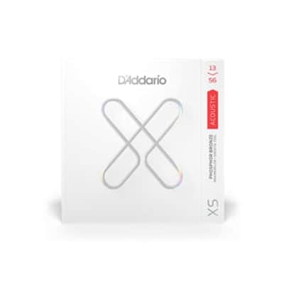 D'Addario XS Phosphor Bronze Medium Acoustic Guitar Strings .013-.056 image 1