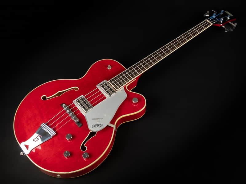 1991 Gretsch 6119B Broadkaster Bass - Cherry Red | Vintage Japan