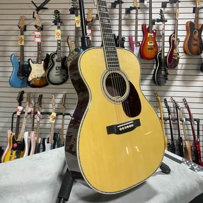2025 Martin OM-45 Standard Series Acoustic Guitar- Natural w/ OHSC & PLEK*D #300 image 4
