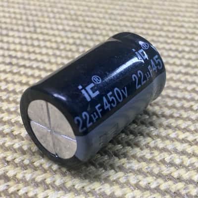 0054204000 Fender Capacitor CAP AE RDL 22uF 450V 20% 85'C C38 C40-41 Super Champ Bassman 1200 image 1