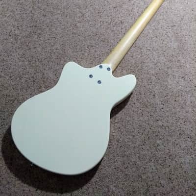 Ibanez Jet King JTKB200 bass (2009), Ivory finish with 'Argyle' pickguard plus new gig bag image 6