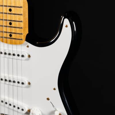 Fender Custom Shop 1955 Stratocaster - Lush Closet Classic - Black w/ Gold Hardware image 7