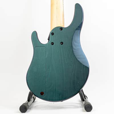 Swan Alpha 5-String Fretless Bass Iridescent Purple/Green w/ Finger Ramp, Brass Nut, 18v Preamp image 13