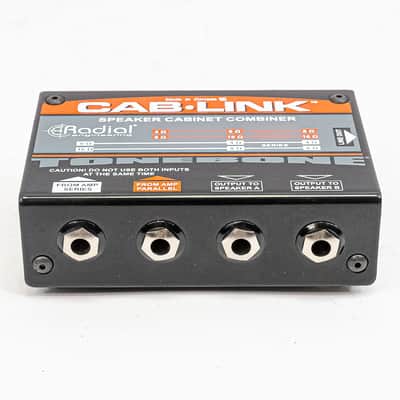 Radial CabLink Speaker Cabinet Merger Passive Amp Splitter 2 Cabinets image 2