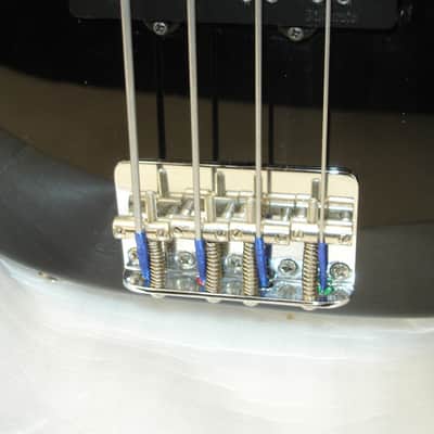 2005 Fender Tony Franklin Fretless Precision Bass, Ebony Fingerboard, Black w/ Case image 7