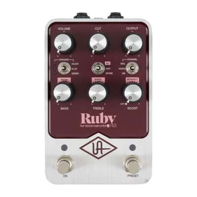 Universal Audio Ruby '63 Top Boost Amplifier Pedal [USED] image 1