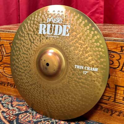 17" Paiste RUDE Thin Crash Cymbal 1296g *Video* image 2
