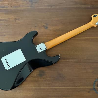 Greco Stratocaster Guitar, Black, MIJ, 1977, Super Sounds, SE450 image 4