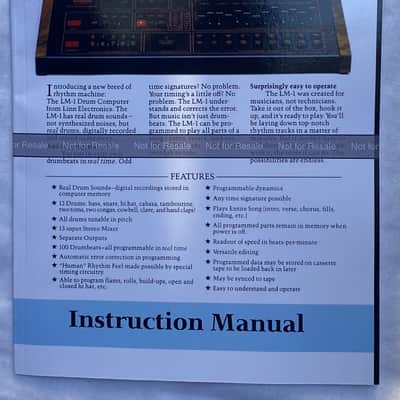 Linn LM-1 Instruction Manual (Rev2/Rev3) image 8
