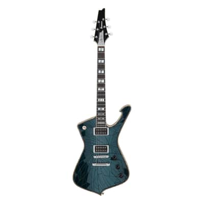 Ibanez Paul Stanley PS3CM Cracked Mirror Black - Electric Guitar image 1