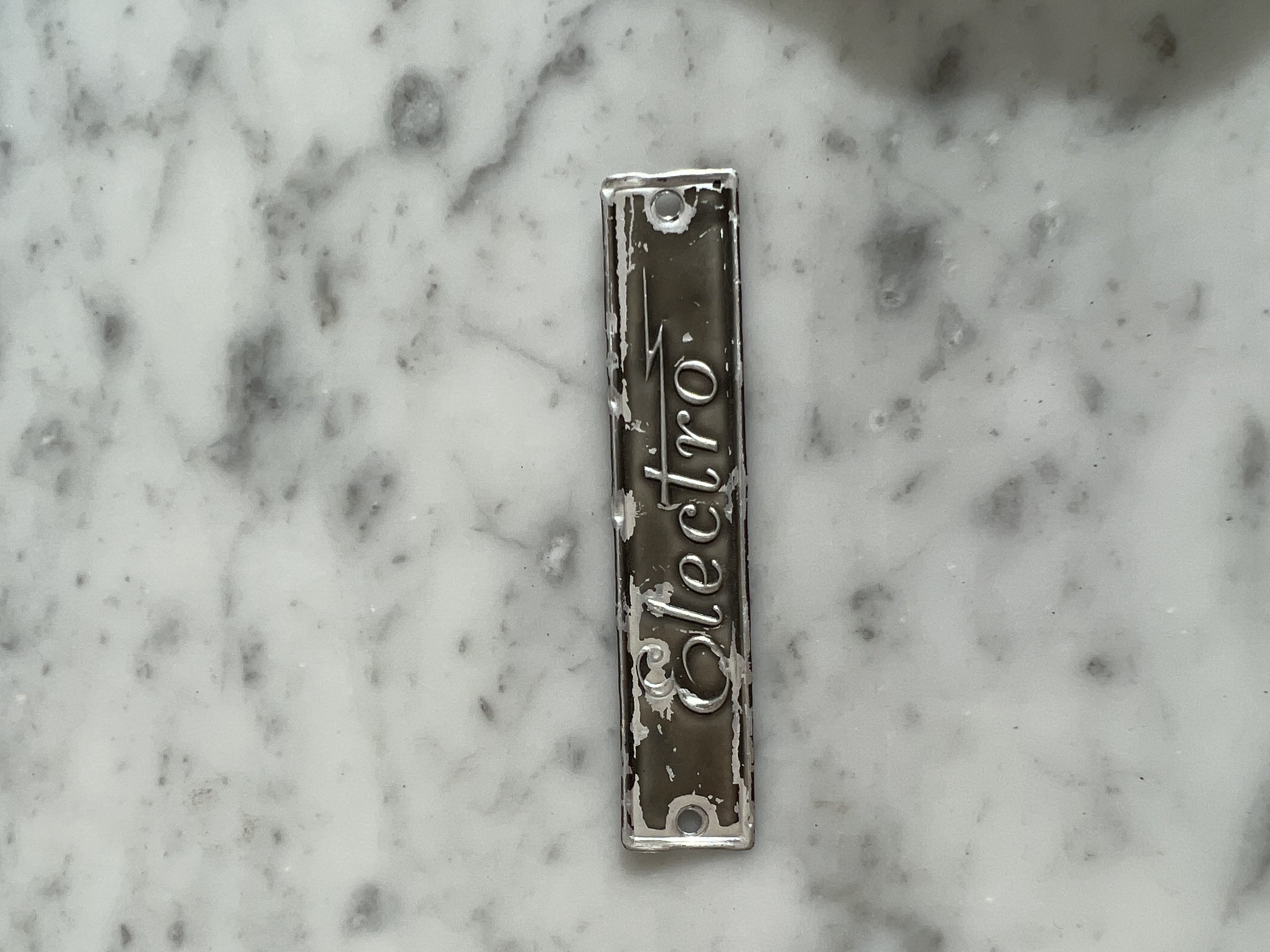 1950’s Electro (Rickenbacker) Badge Amp LapSteel Rare Part Vintage 1950’s