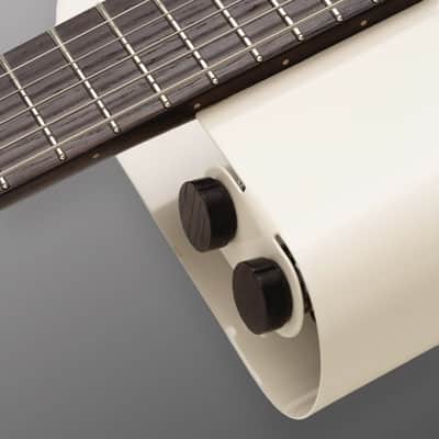 Verso Orbit Baritone - 2024 - Oyster White - Sheet Metal Body w/ freely adjustable Magnetic Pickups SC1 Neck & HB2 Bridge - NEW. (Authorized Dealer) image 8