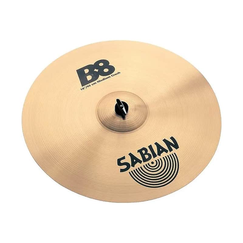 Sabian 18" B8 Medium Crash Cymbal (1990 - 2010) image 1
