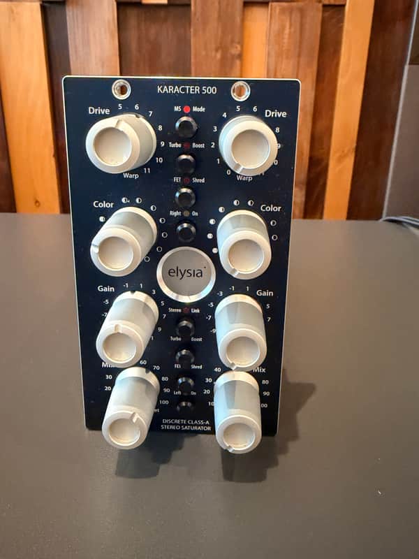 Elysia karacter 500 2-Channel 500 Series Saturator Module image 1