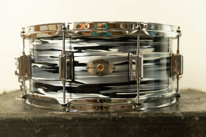 Rogers 6.5x14 Powertone 70's Black Oyster Snare Drum image 1