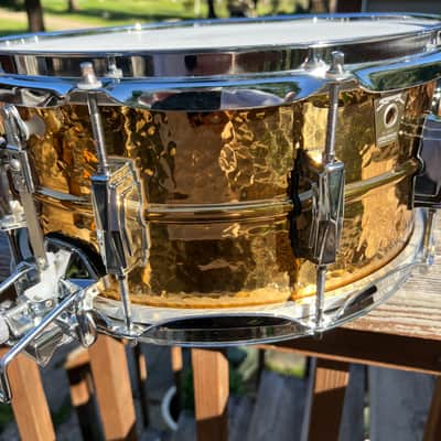 Ludwig LB556K 6.5” Hammered Bronze Super-Sensitive Snare 2000’s image 13