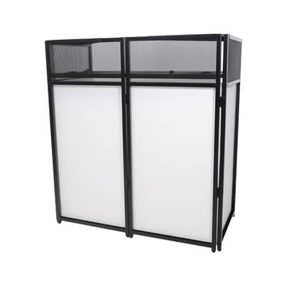 Rockville ROCKBOOTH DJ Event Booth Facade w/Table+Bag+Scrims+Tablet Holder image 8