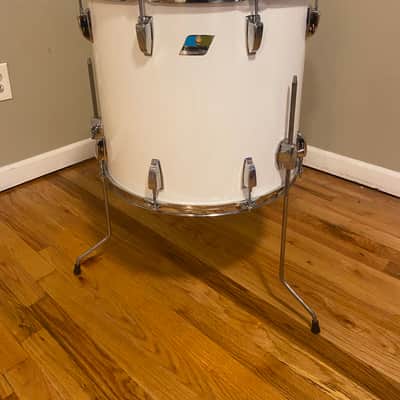 Ludwig 1970's 5 Piece Drum Kit  1970s - Pure White image 5