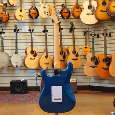 Fender Standard Stratocaster Electric Guitar Aqua Marine Metallic image 6