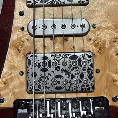 Ibanez JEM77WDP-CNL Steve Vai Signature Woody with Panga Panga Fretboard 2018 - Charcoal Brown Low Gloss image 2