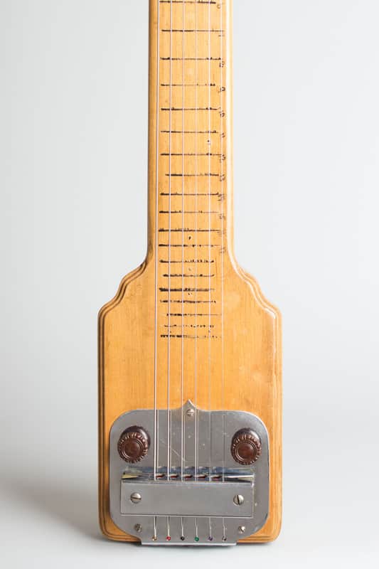 K & F Student Lap Steel Electric Guitar (1945), grey chipboard