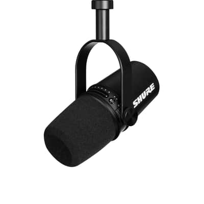 Shure MOTIV MV7 USB/XLR Podcast Microphone Black image 1