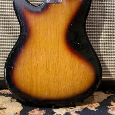 Guyatone LG-55W MIJ Vintage Dual Pickup Electric Guitar 1960s - Sunburst image 4
