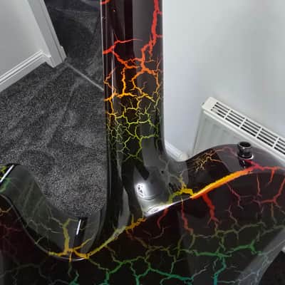 ESP LTD Eclipse 87 nt rainbow crackle image 8