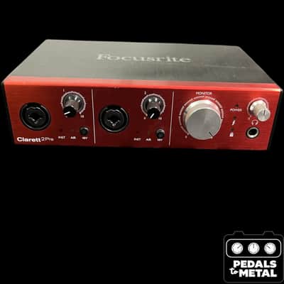 Focusrite Clarett 2Pre Thunderbolt Audio Interface 2010s - Red - X20225 image 3