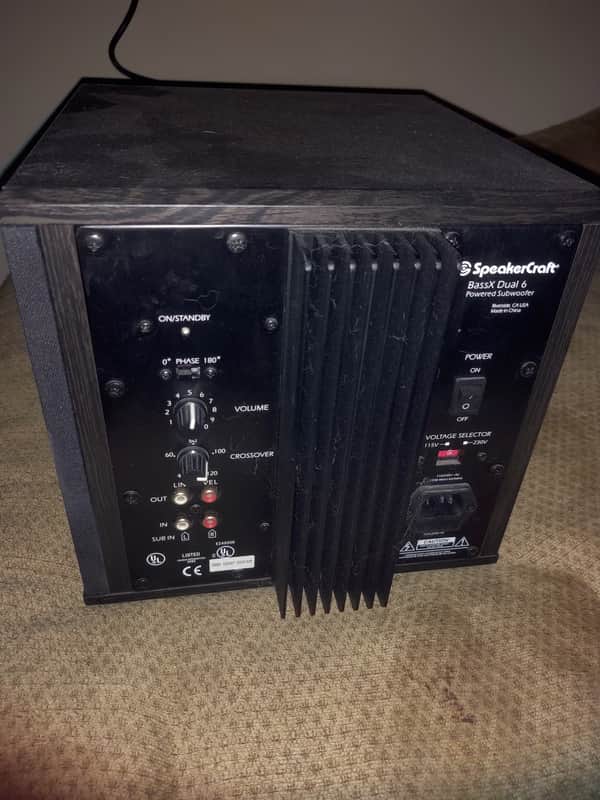 Speakercraft Dual Bass6 - Black