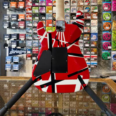 EVH Striped Series Electric Guitar 2013 - Present - Red/Black/White image 6