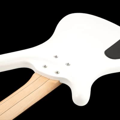 Warwick RockBass Corvette $$-5 String - Solid White High Polish, Mint image 3